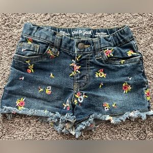 Girls embroidered shorts